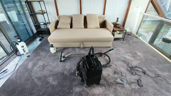 Pranie białego narożnika