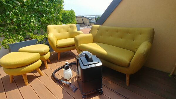 komplet mebli po praniu odkurzaczem piorącym