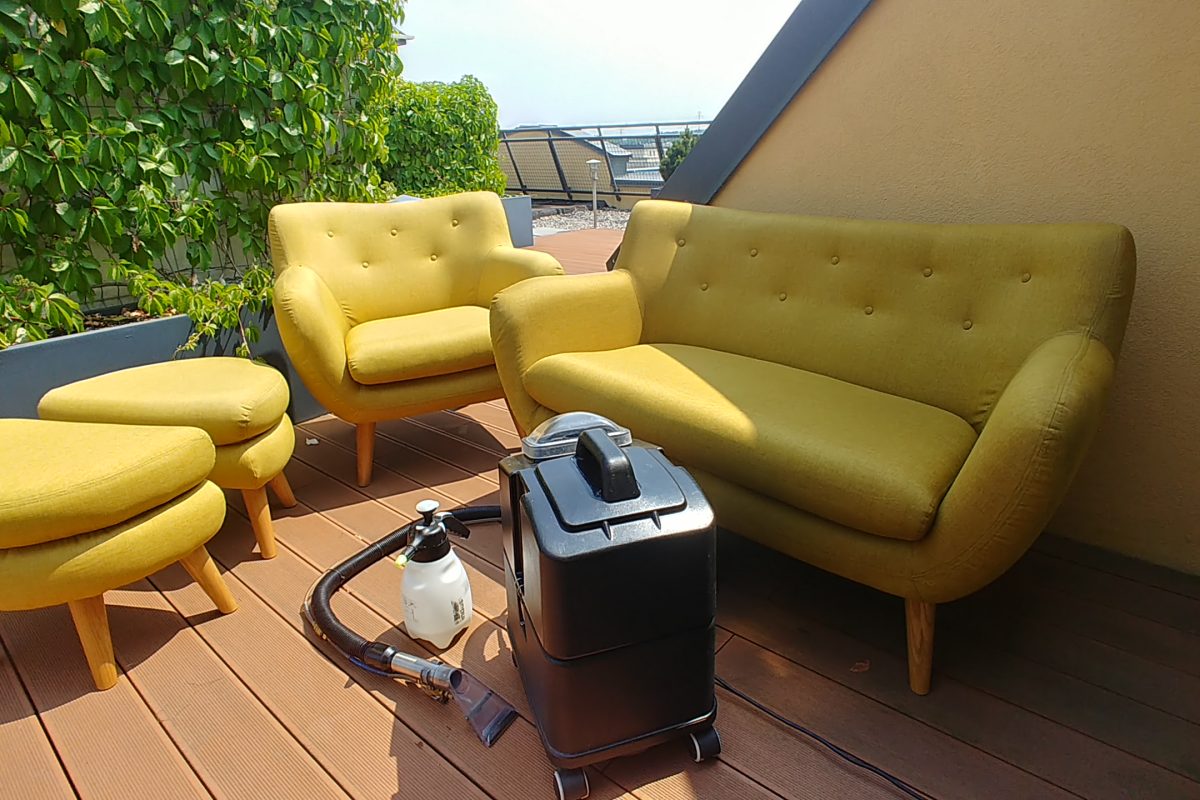 komplet mebli po praniu odkurzaczem piorącym