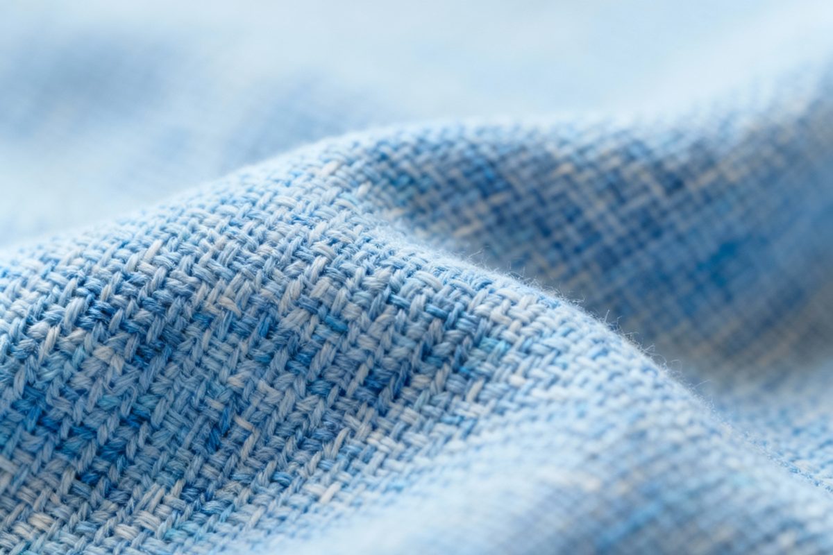 Niebieska tkanina